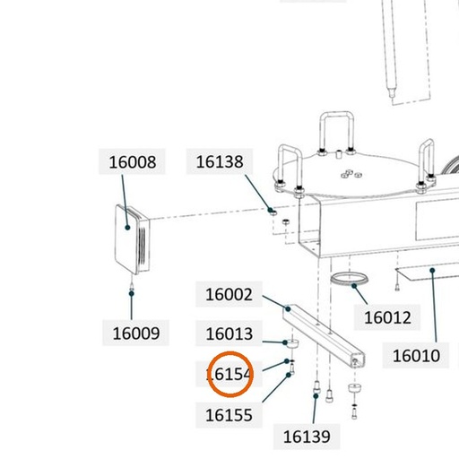 Collomix sluitring B5,3 staal (DIN 125)