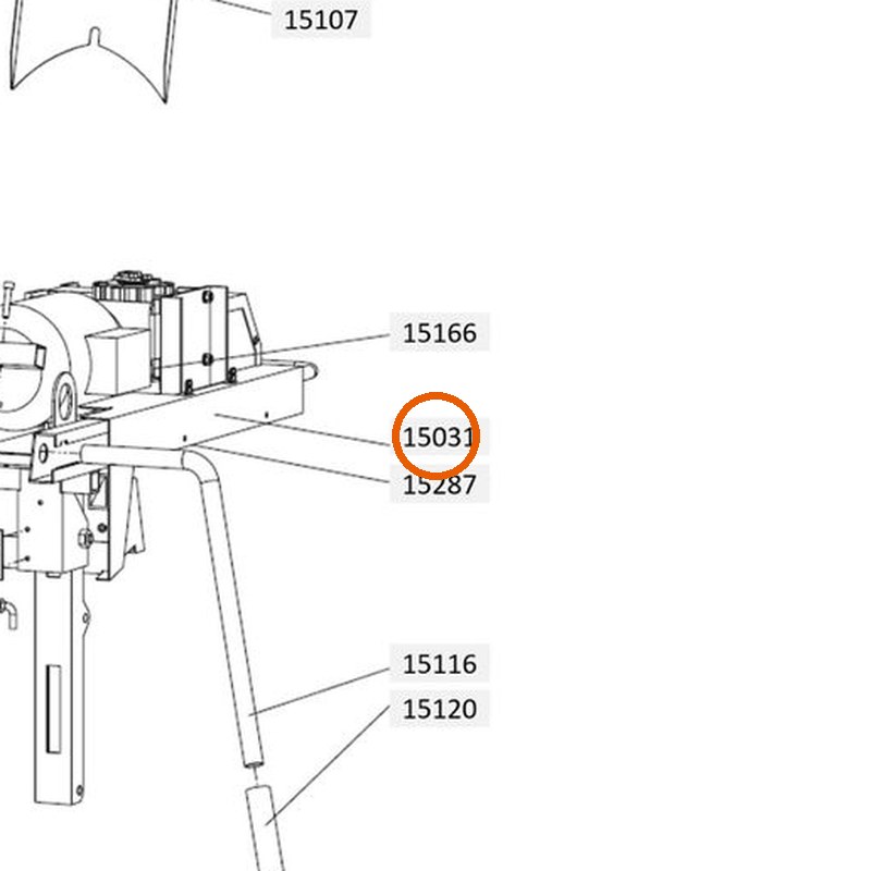Collomix zwenkarm voor XM 2-650 en XM 3-900