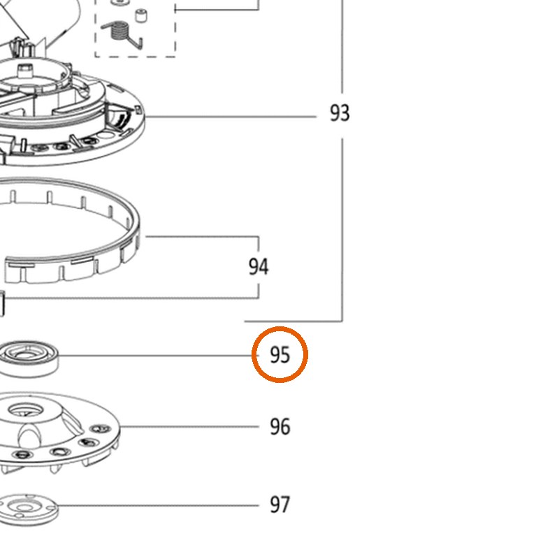 Collomix flens voor CMG 1700 en CMG 2600