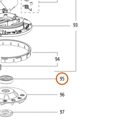 Collomix flens voor CMG 1700 en CMG 2600