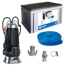 Citypumps Flood Kit 4: dompelpomp Titan 10 met vlotter, 25 m slang en camlock-koppelingen in koffer