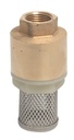 York RDS messing voetklep met filter 1 1/2"