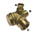 Contimac terugslagklep 3/8" buitendraad × knelkoppeling 12 mm voor CM 240, CM 655 en CM 955