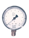 Contimac geijkte manometer Ø 63 mm, 0–10 bar, 1/4" onderaansluiting