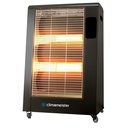 Climameister IC 28 infraroodheater met mobiele standaard, 1,2–2,8 kW, 230 V