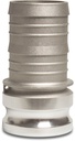 Camlock-nippel 1" met slangpilaar