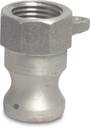 Camlock-nippel 1 1/4" met binnendraad (32 mm)