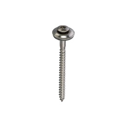 Steelies spenglerschroef Ø4,5 x 40 mm Torx T25 RVS A2 (met afdichtring)