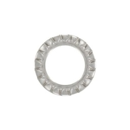 Steelies tandveerring buitenvertanding M3–M30 RVS A2 (DIN 6798A)