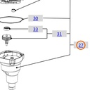 Collomix tandwielkast 1 versnelling voor Xo 1, AOX 650 en POX-S