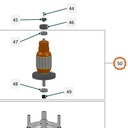Collomix rotor 230 V voor XQ4