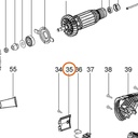 Collomix deksel koolborstelhouder voor CMG 2600