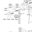 Collomix veerring B12 (DIN 127) voor XM 2-650 en XM 3-900