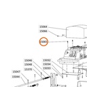 Collomix plaatmoer 4,8 mm 15 mm lang voor XM 2-650 en XM 3-900