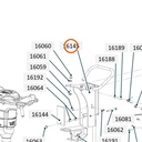 Collomix inbusbout lage kop M5 x 8 (DIN 6912) voor oneMIX 340