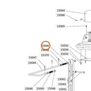 Collomix sluitring B13,0 verzinkt (DIN 125) voor TMS 2000 en XM 2-650
