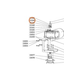 Collomix veerring B3 (DIN 127) voor XM 2-650 en XM 3-900