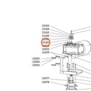 Collomix zeskantmoer M3 RVS A2 (DIN 934) voor XM 2-650 en XM 3-900