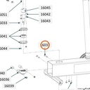 Collomix inbusbout M8 x 45 (DIN 912) voor oneMIX 340