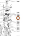 Collomix pasring 25 x 35 x 1,5 (DIN 988) voor XM 2-650 en XM 3-900