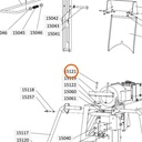 Collomix inbusbout M8 x 40 (DIN 912) voor XM 2-650 en XM 3-900