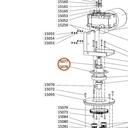 Collomix spie A 8 x 7 x 63 (DIN 6885) voor XM 2-650 en XM 3-900