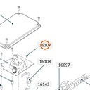 Collomix bolkopinbusbout met flens (DIN 7380) voor oneMIX 340, XM 2-650 en XM 3-900