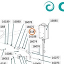 Collomix afstandsbus 12 x 5,3 x 13 voor oneMIX 340