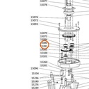 Collomix planeetwiel met schroefdraad voor XM 2-650 en XM 3-900