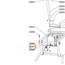 Collomix sluitring d21 x 3 (DIN 125) voor XM 2-650 en XM 3-900
