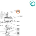 Collomix rotatiegever verzinkt voor XM 2-650 en XM 3-900