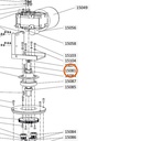 Collomix aandrijfas blank voor XM 2-650 en XM 3-900