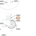 Collomix contramoer M12 x 1,5 voor oneMIX 340, XM 2-650 en XM 3-900