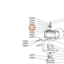 Collomix houder reedsensor aluminium voor XM 2-650 en XM 3-900