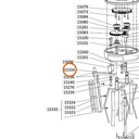 Collomix bevestigingsarm schraper voor XM 2-650 en XM 3-900