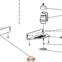 Collomix houder beschermkap links voor XM 2-650 en XM 3-900