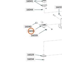 Collomix staande lagerbok PBY20 ABEG UB-204-D1 voor oneMIX 340