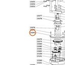 Collomix lagerdeksel 65/2K gietijzer bewerkt voor XM 2-650 en XM 3-900