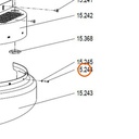 Collomix bolkopschroef M4 x 14 (DIN 7985) voor XM 3-900