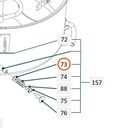 Collomix pasring 20 x 28 x 1,0 (DIN 988) voor TMX 1000 en TMX 1500