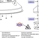 Collomix waarschuwingssticker draaiend gereedschap voor AOX 650 en POX-S