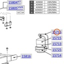 Collomix kogelketting voor AOX 650, AOX-S en POX-S