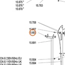 Collomix sluitring PA 6 8,4 x 25 x 2,5 voor AOX-S en POX-S