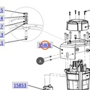 Collomix houder mengmotor voor AOX 650 en POX-S