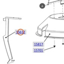 Collomix schraper voor AOX 650, AOX-S en POX-S