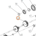 Collomix tandwielas voor Xo 33 duo en Xo 55 duo