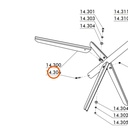 Collomix inbusbout M8 x 70 (DIN 912) voor RMX