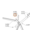 Collomix sluitring 10,5 (DIN 6340) voor RMX
