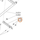 Collomix oogmoer M8 (DIN 582) voor RMX