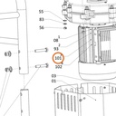 Collomix tandwielmotor 230 V 50 Hz voor TMX 1500